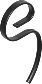 Стойка S-образная  45х12  47.1202.02.02.002-01(ф11мм/L30)