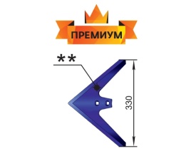 Лапа  РЗЗ-00.122-02 СБ (330мм) Алмаз
