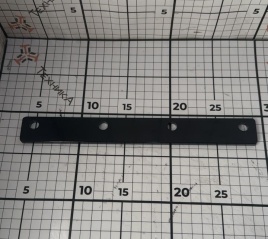 Направляющая планка 6 мм, 4 отверстия 10743.01