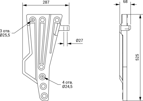 Стойка РЗЗ.ПЛЕ.31.301 фото 2