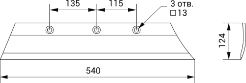 Лемех РЗЗ-ПЛЖ-31-702 фото 2