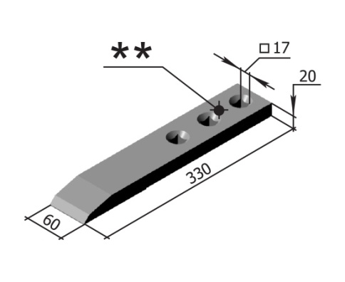 Долото КГЮ.11.300А фото 1