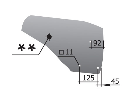 Крыло отвала РЗЗ.ПЛЕ.21.411 фото 3
