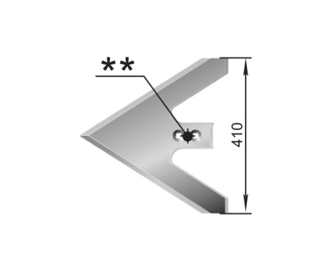 Лапа  РЗЗ.043.03.110 (410мм) Алмаз 65Г фото 1