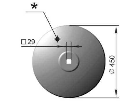Диск ЛДГ С-1-1-450-5-29 РЗЗ.407.001 фото 1