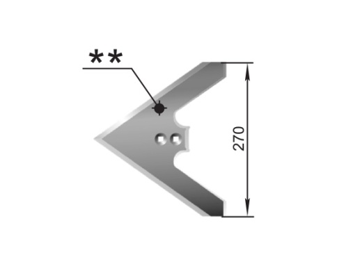 Лапа  РЗЗ-00.130-02СБ (270мм) Алмаз фото 3