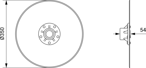 Диск сошника Н.105.03.010-02  фото 2