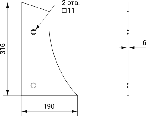 Грудь отвала РЗЗ.31.002 фото 2