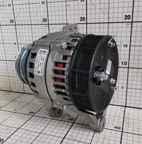 Генератор 3152.3771010-50 28В 80А ПРАМО ЯМЗ-850, ТМЗ 8481.10-52 (шкив два ручья) фото 1