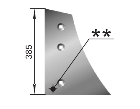 Крыло отвала РЗЗ.ПНЛ.01.411 фото 1