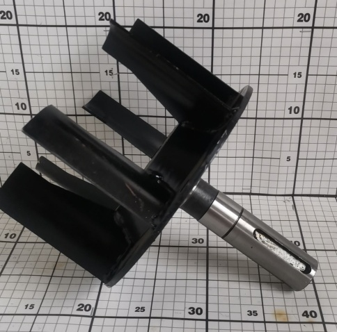 Вентилятор УЭС-7-0170030-01 (крыльчатка пылесоса радиатора) фото 1