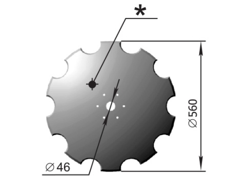 Диск БДМ Р33.1905-22 фото 3