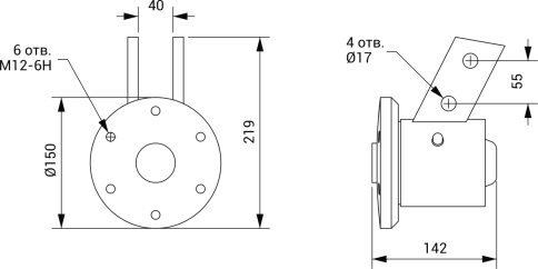 Корпус подшипников РЗЗ.18.14.200 фото 2